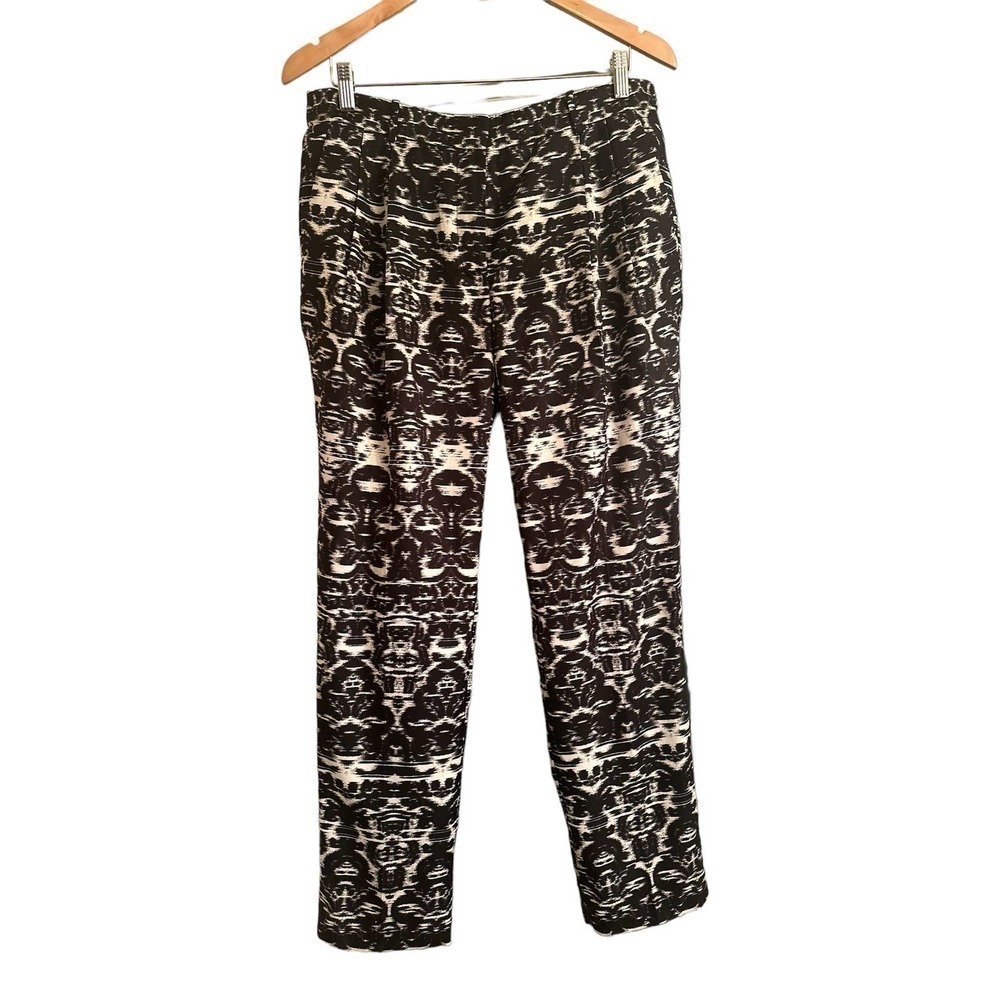 J. Crew Blurred Ikat Drapey Pants Size 12